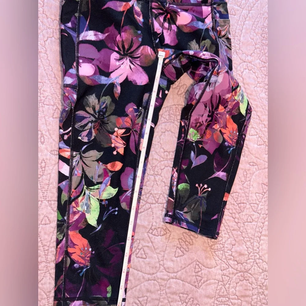 Skechers Leggings - Purple and Black Floral - Picture 3 of 8